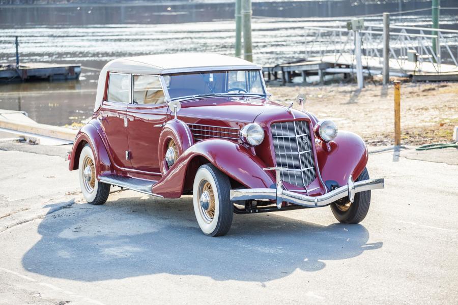  Auburn 851 Custom Dual Ratio Phaeton 1935 года  (фото 3 из 9)